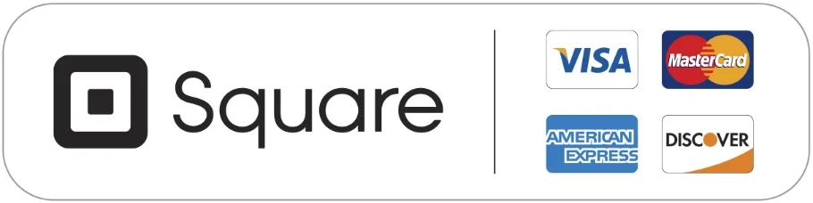 Square. Visa, Mastercard, American Express, Discover.
