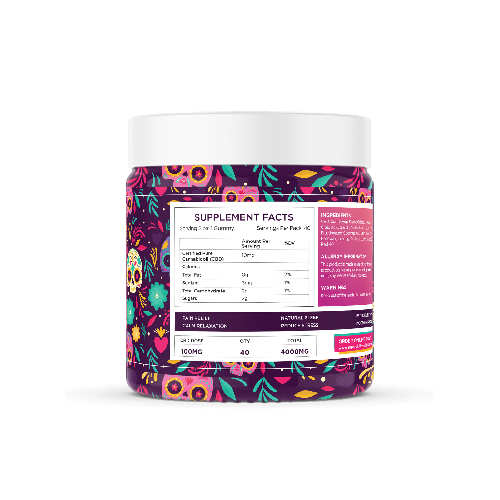 CBD Gummies Jar - Image 6